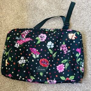 Vera Bradley Floral Cosmetic Bag - Black and Pink